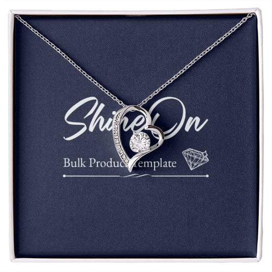 Forever Love Necklace, Gift to my Girlfriend with Beautiful Message Card