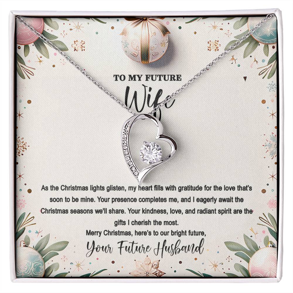 4048(d) Forever Love Necklace, Gift to my Future Wife with Beautiful Message Card