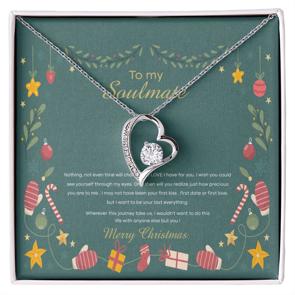 94098 Forever Love Necklace, Gift to My Soulmate with Beautiful Message Card