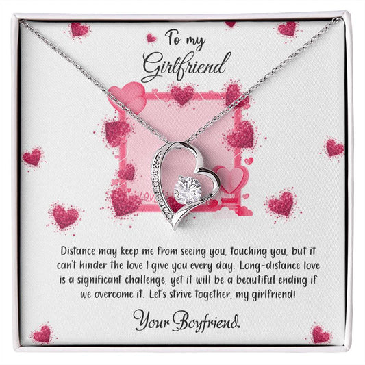 valentine-32d Forever Love Necklace, Gift to my Future Wife with Beautiful Message Card