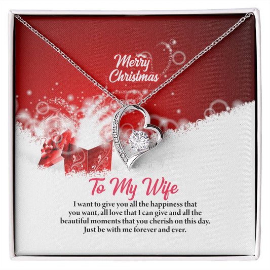 4003 Forever Love Necklace, Gift to my Wife with beautiful Message Card