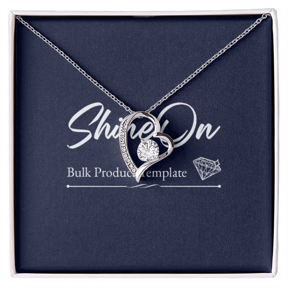 Forever Love Necklace, Gift to My Soulmate with Beautiful Message Card