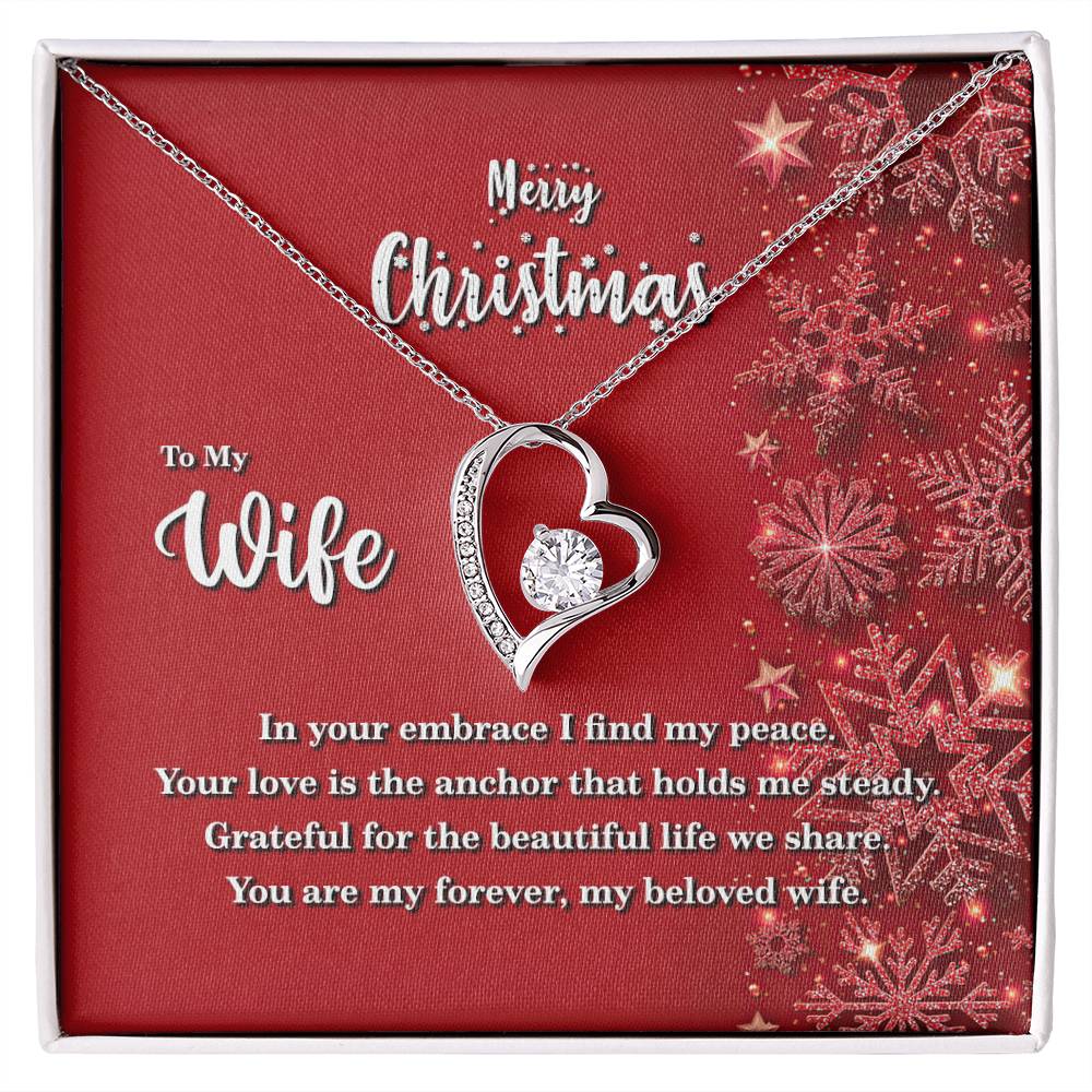 4013 Forever Love Necklace, Gift to my Wife with beautiful Message Card