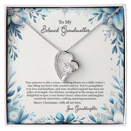 4050c Forever Love Necklace, Gift to my Grandma with Beautiful Message Card