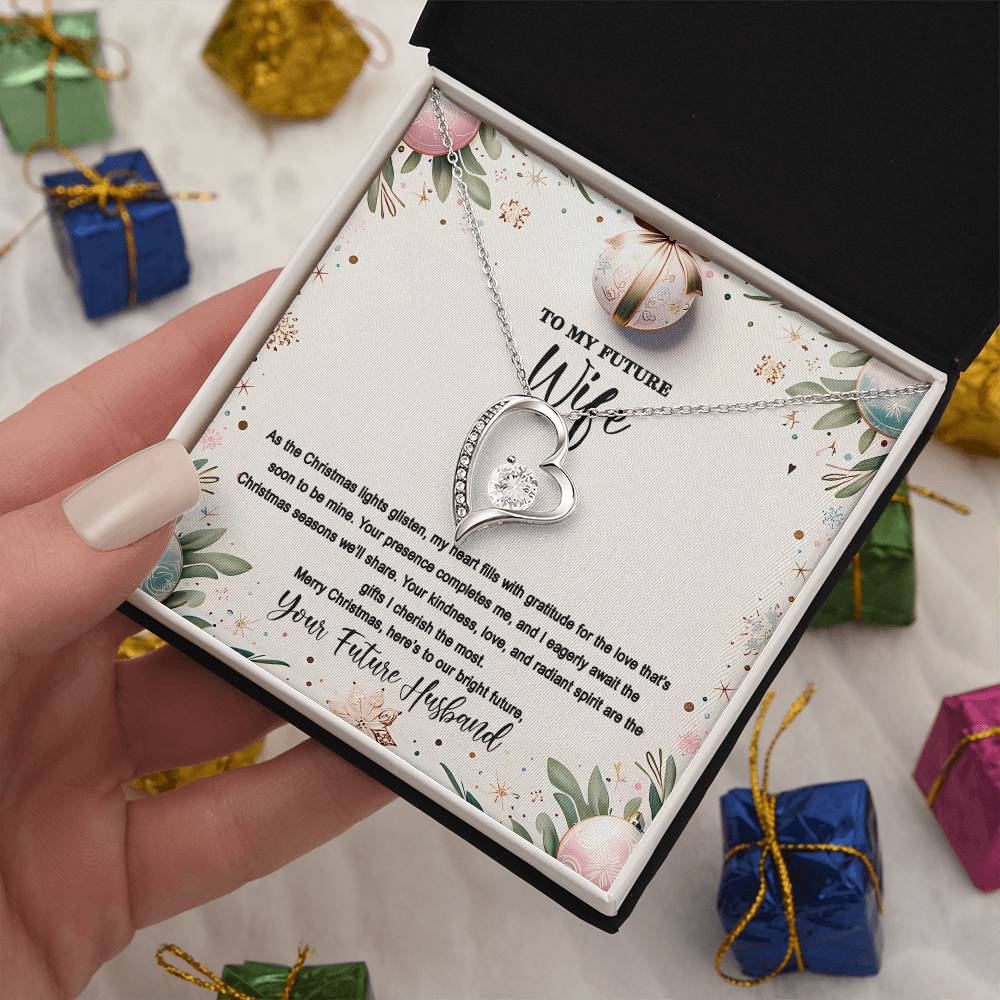 4048(d) Forever Love Necklace, Gift to my Future Wife with Beautiful Message Card