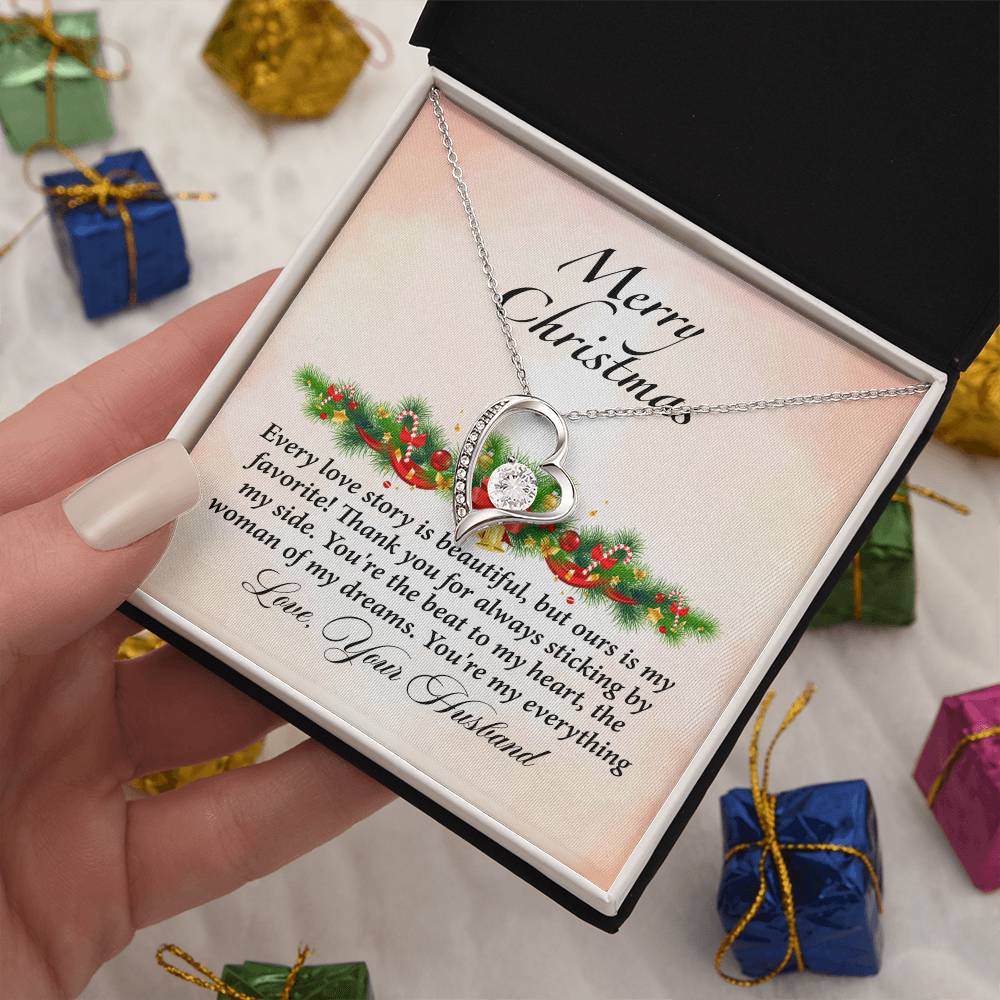 4009 Forever Love Necklace, Gift to My Soulmate with Beautiful Message Card