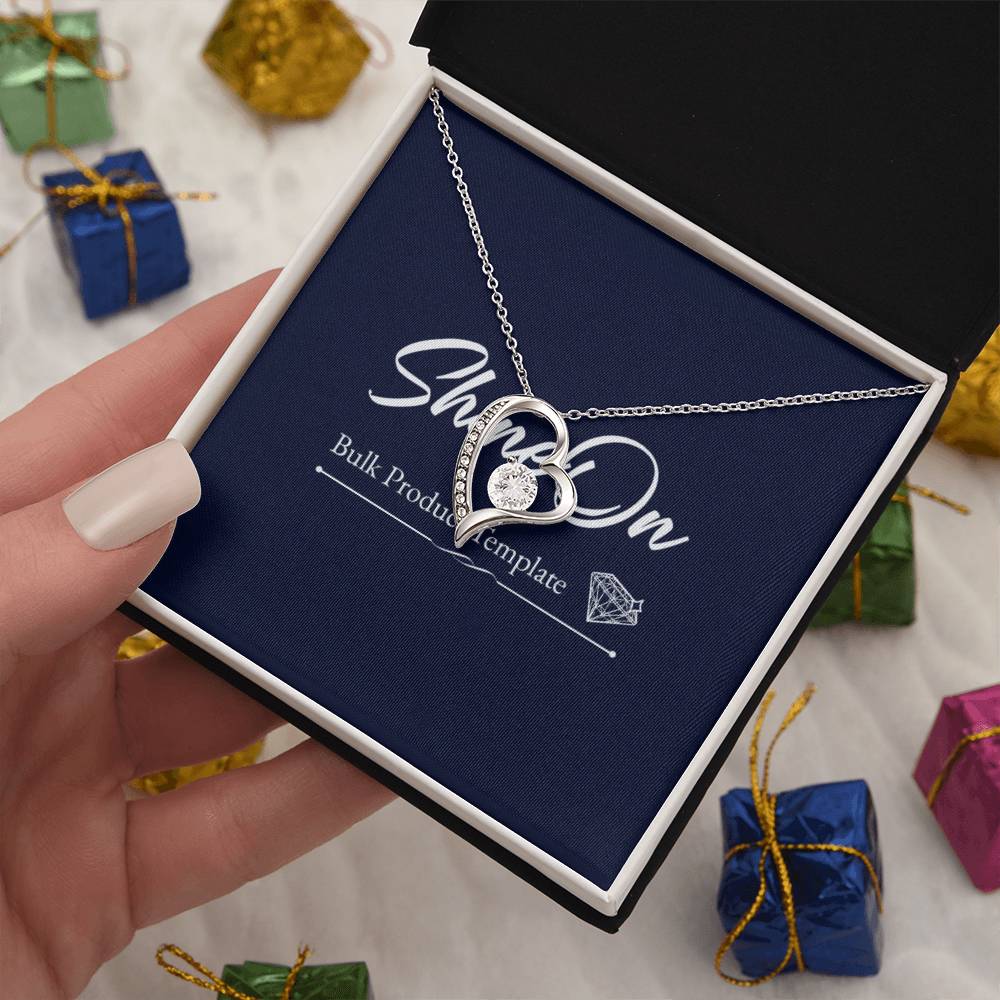 Forever Love Necklace, Gift to My Soulmate with Beautiful Message Card