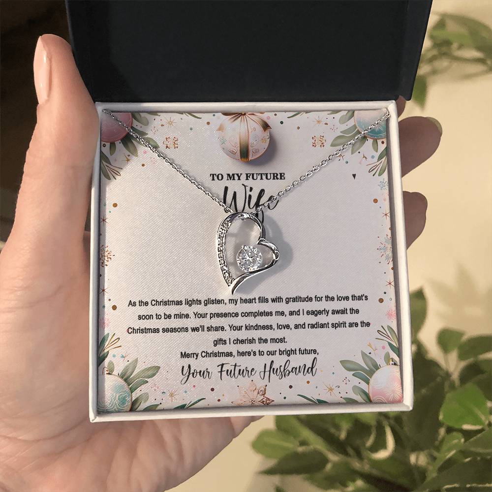 4048(d) Forever Love Necklace, Gift to my Future Wife with Beautiful Message Card