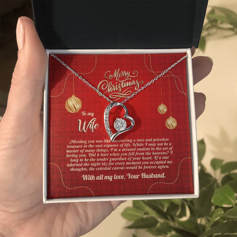 94096b Forever Love Necklace, Gift to my Wife with beautiful Message Card