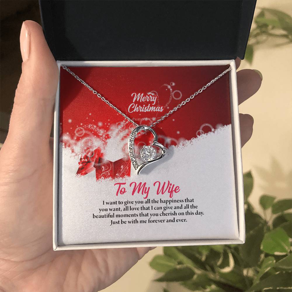 4003 Forever Love Necklace, Gift to my Wife with beautiful Message Card