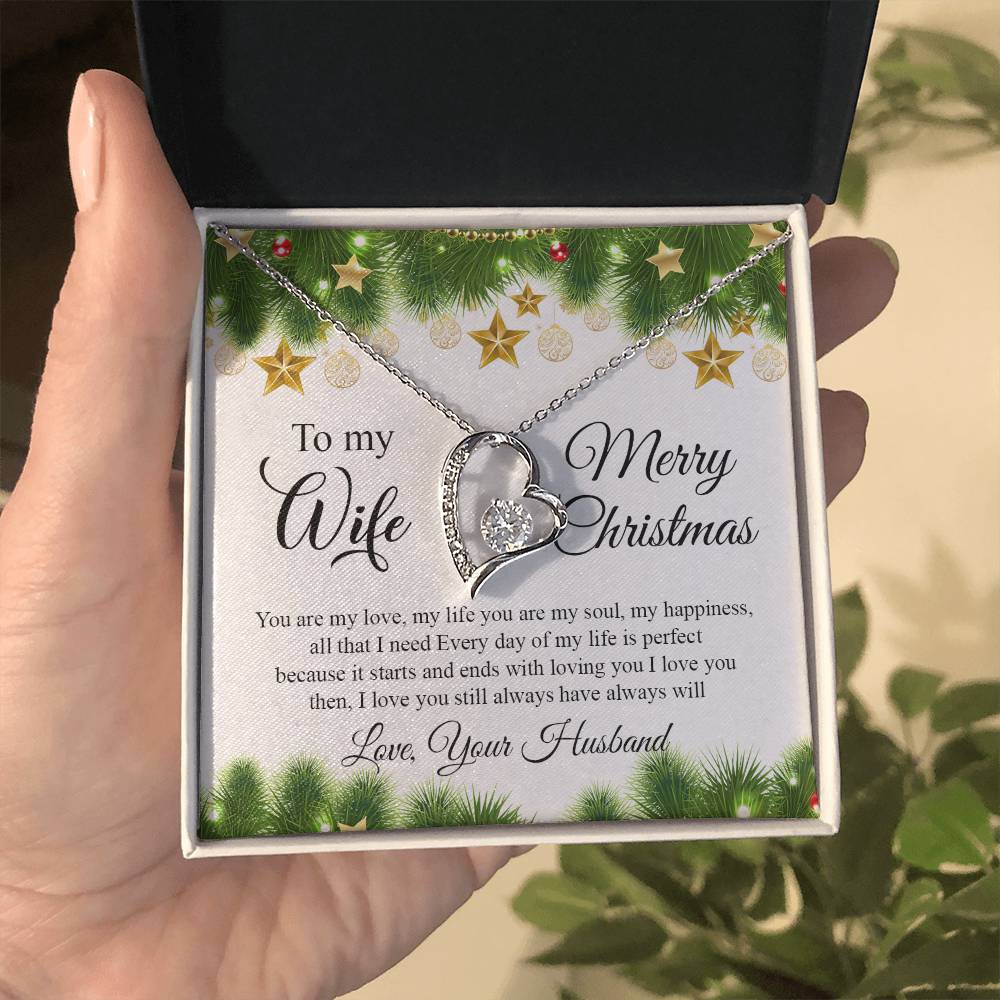 4004 Forever Love Necklace, Gift to my Wife with beautiful Message Card