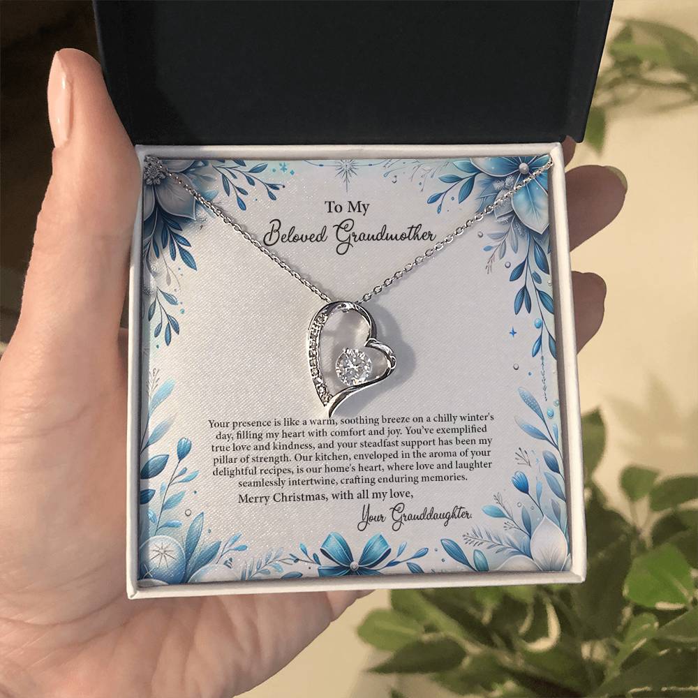 4050c Forever Love Necklace, Gift to my Grandma with Beautiful Message Card