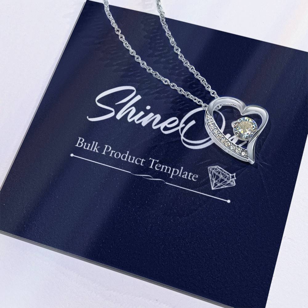 Forever Love Necklace, Gift to My Soulmate with Beautiful Message Card