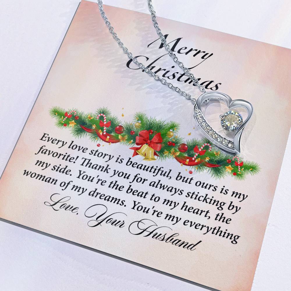 4009 Forever Love Necklace, Gift to My Soulmate with Beautiful Message Card