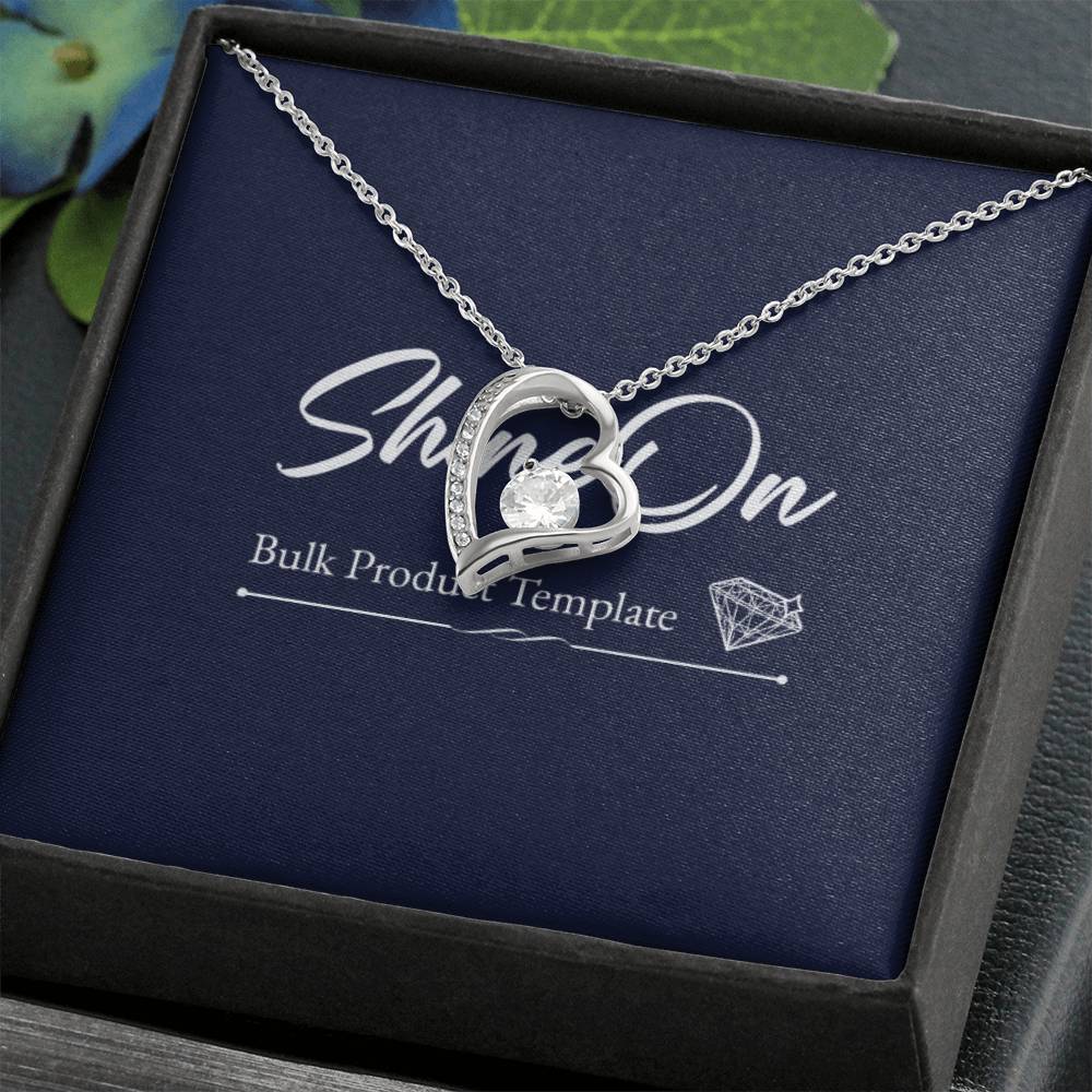 Forever Love Necklace, Gift to my Granddaughter with Beautiful Message Card