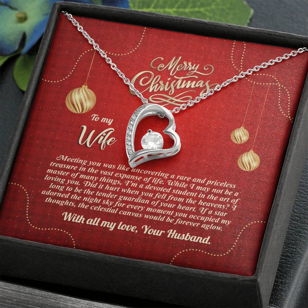 94096b Forever Love Necklace, Gift to my Wife with beautiful Message Card