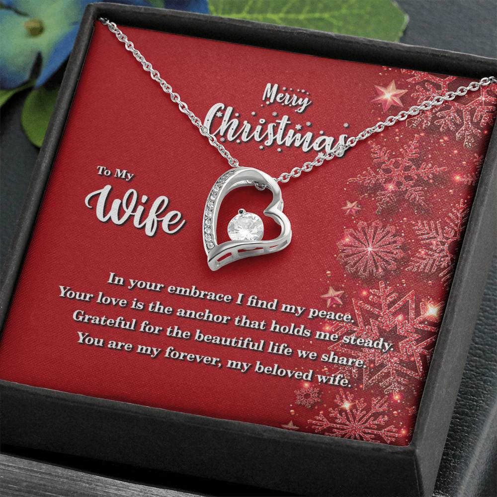 4013 Forever Love Necklace, Gift to my Wife with beautiful Message Card