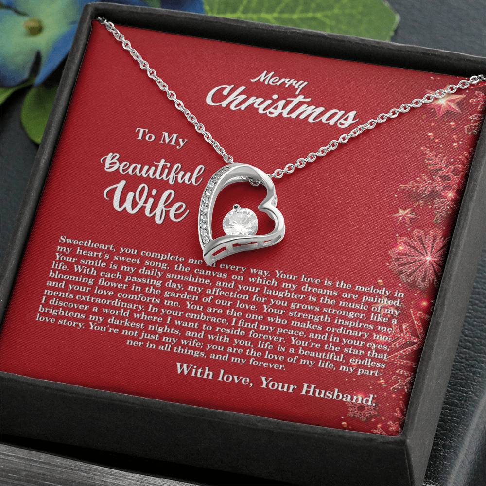 4013c Forever Love Necklace, Gift to my Wife with beautiful Message Card