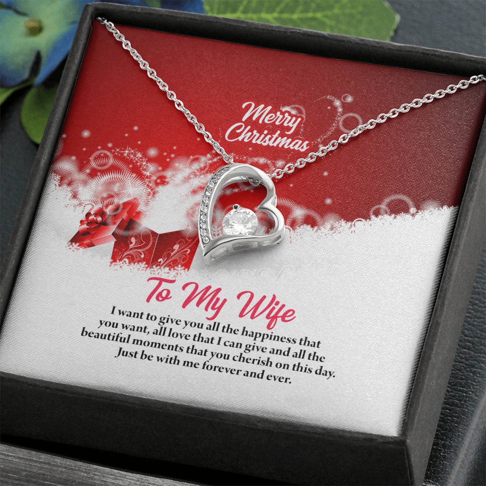 4003 Forever Love Necklace, Gift to my Wife with beautiful Message Card