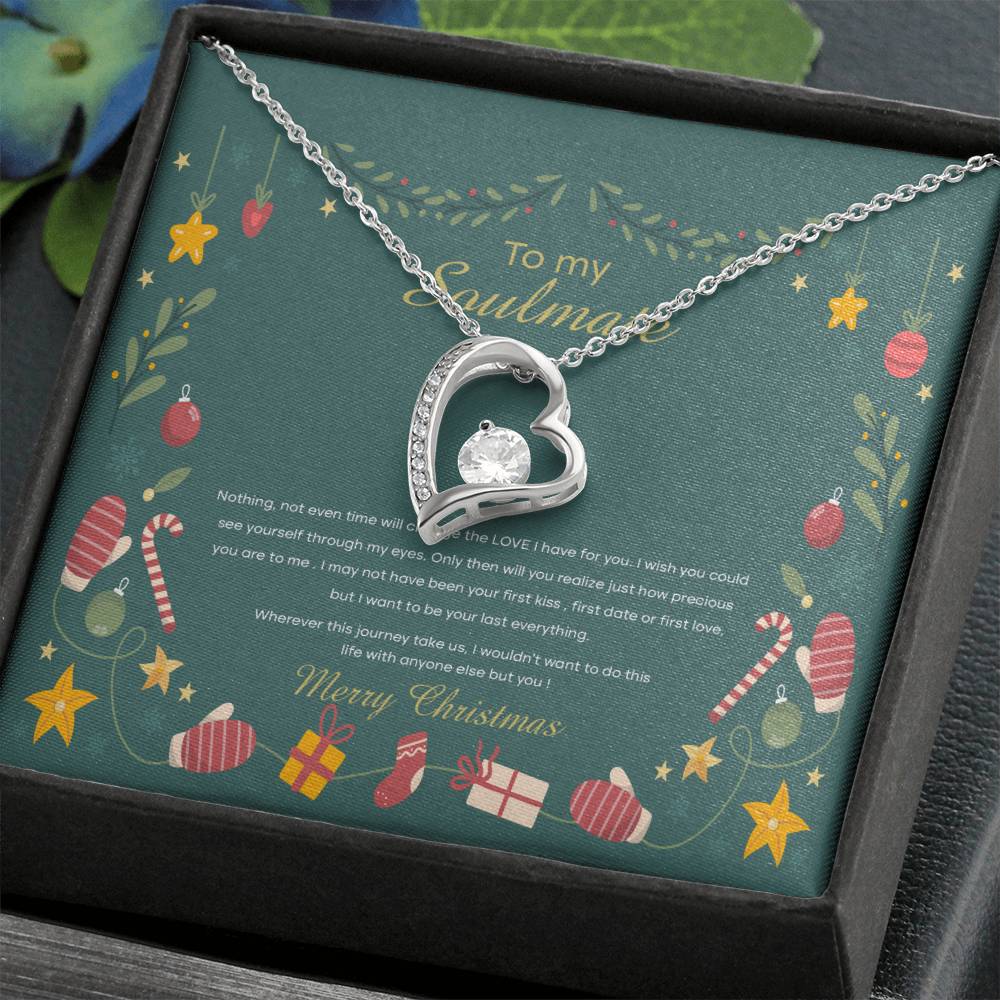 94098 Forever Love Necklace, Gift to My Soulmate with Beautiful Message Card