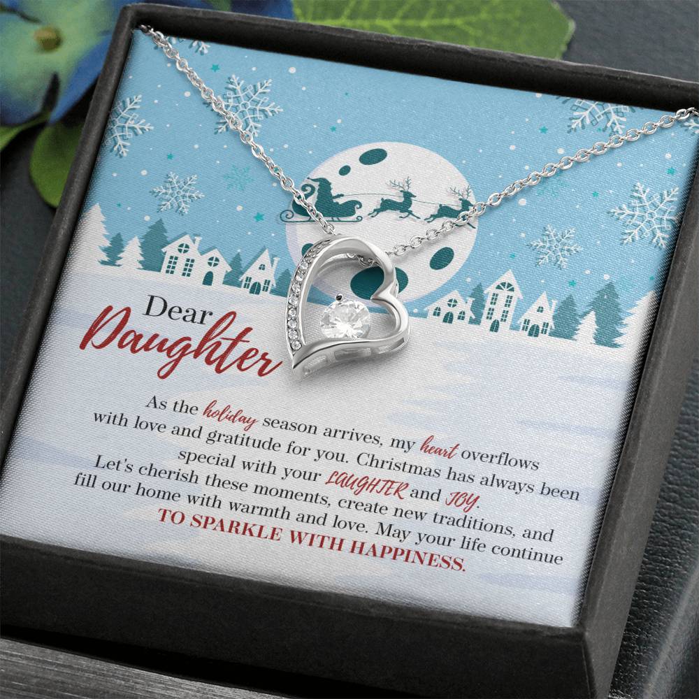 94386 Forever Love Necklace, Gift to my Daughter with Beautiful Message Card