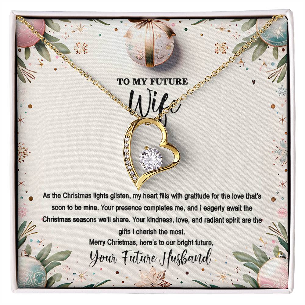 4048(d) Forever Love Necklace, Gift to my Future Wife with Beautiful Message Card