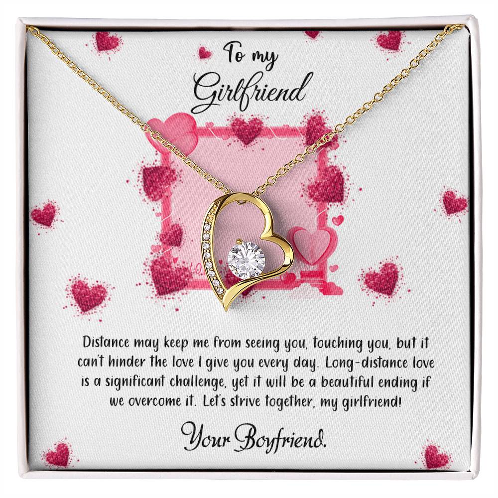 valentine-32d Forever Love Necklace, Gift to my Future Wife with Beautiful Message Card