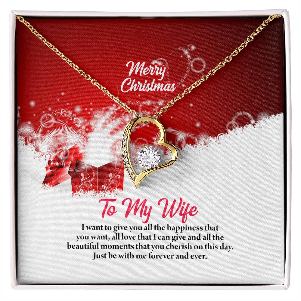 4003 Forever Love Necklace, Gift to my Wife with beautiful Message Card