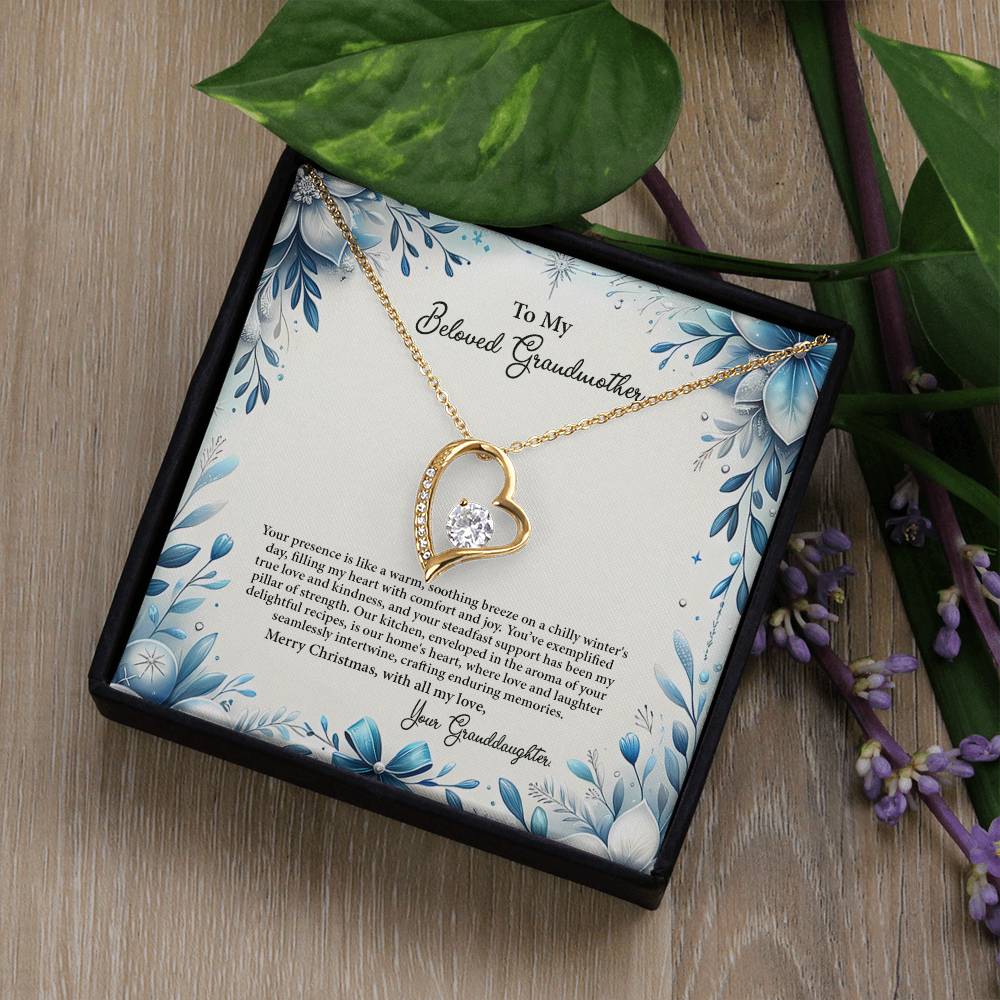 4050c Forever Love Necklace, Gift to my Grandma with Beautiful Message Card