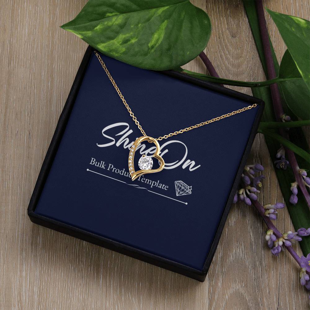 Forever Love Necklace, Gift to My Soulmate with Beautiful Message Card