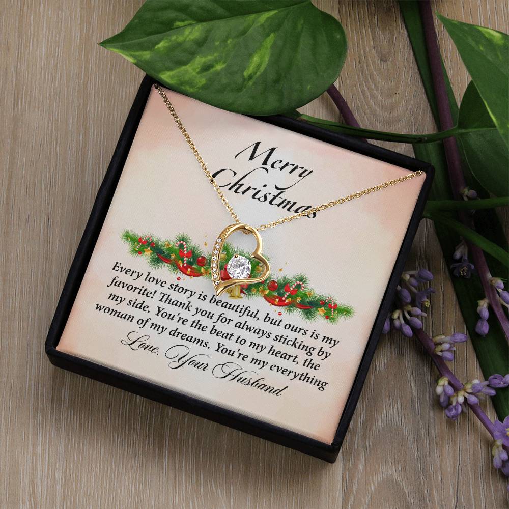 4009 Forever Love Necklace, Gift to My Soulmate with Beautiful Message Card