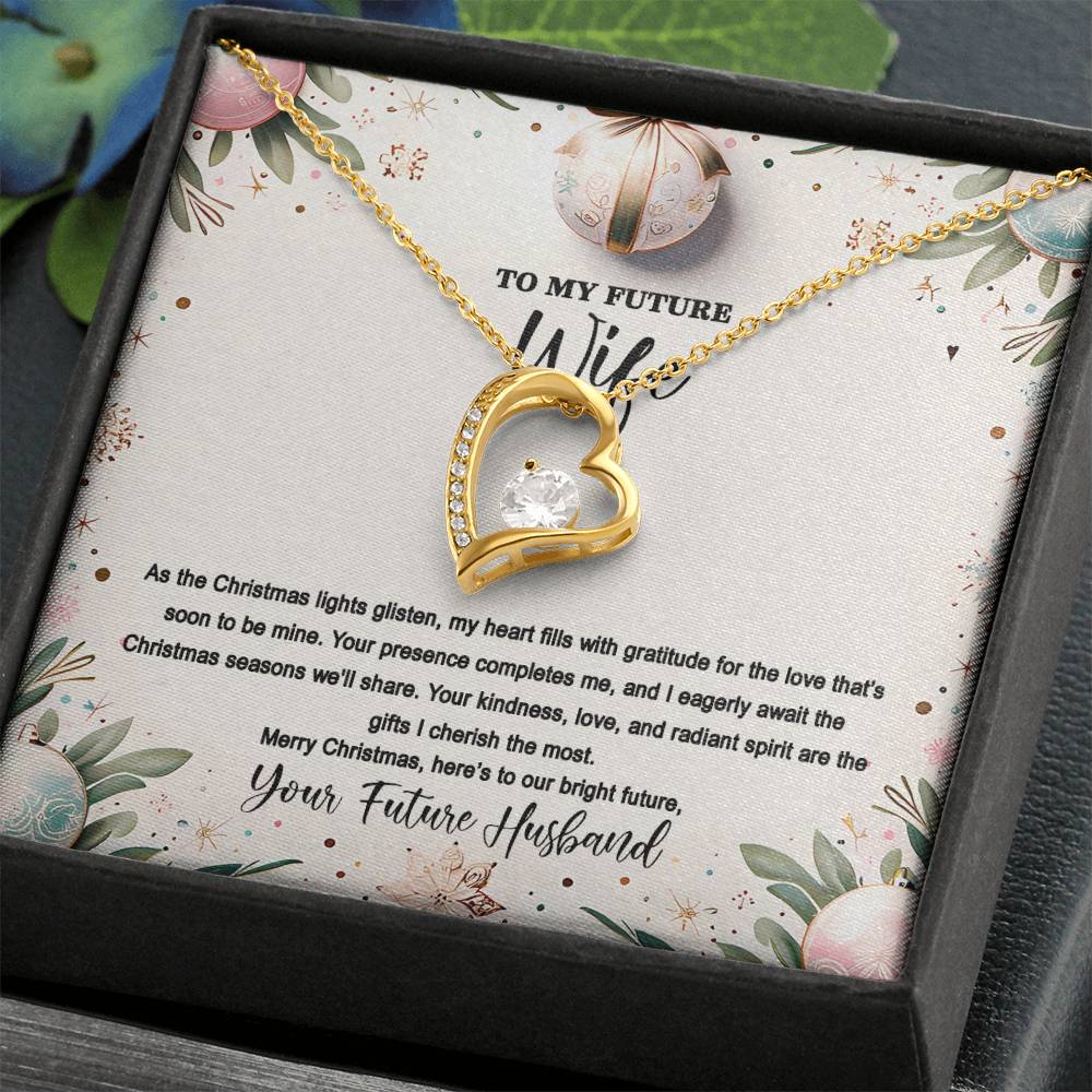 4048(d) Forever Love Necklace, Gift to my Future Wife with Beautiful Message Card