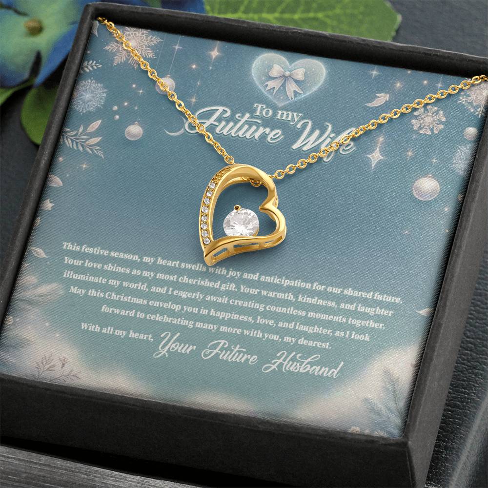 4045 (3) Forever Love Necklace, Gift to my Future Wife with Beautiful Message Card